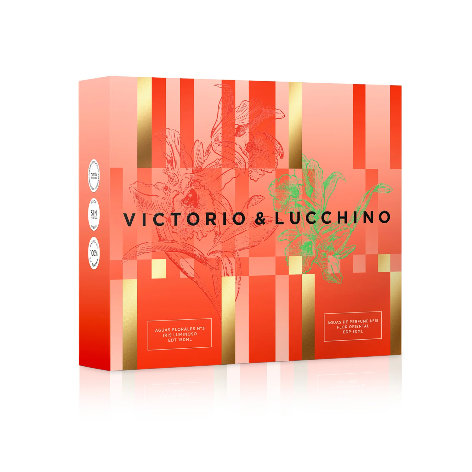 Coffret Veleiro Iris Luminoso Floririental Kit Desodorante Colônia