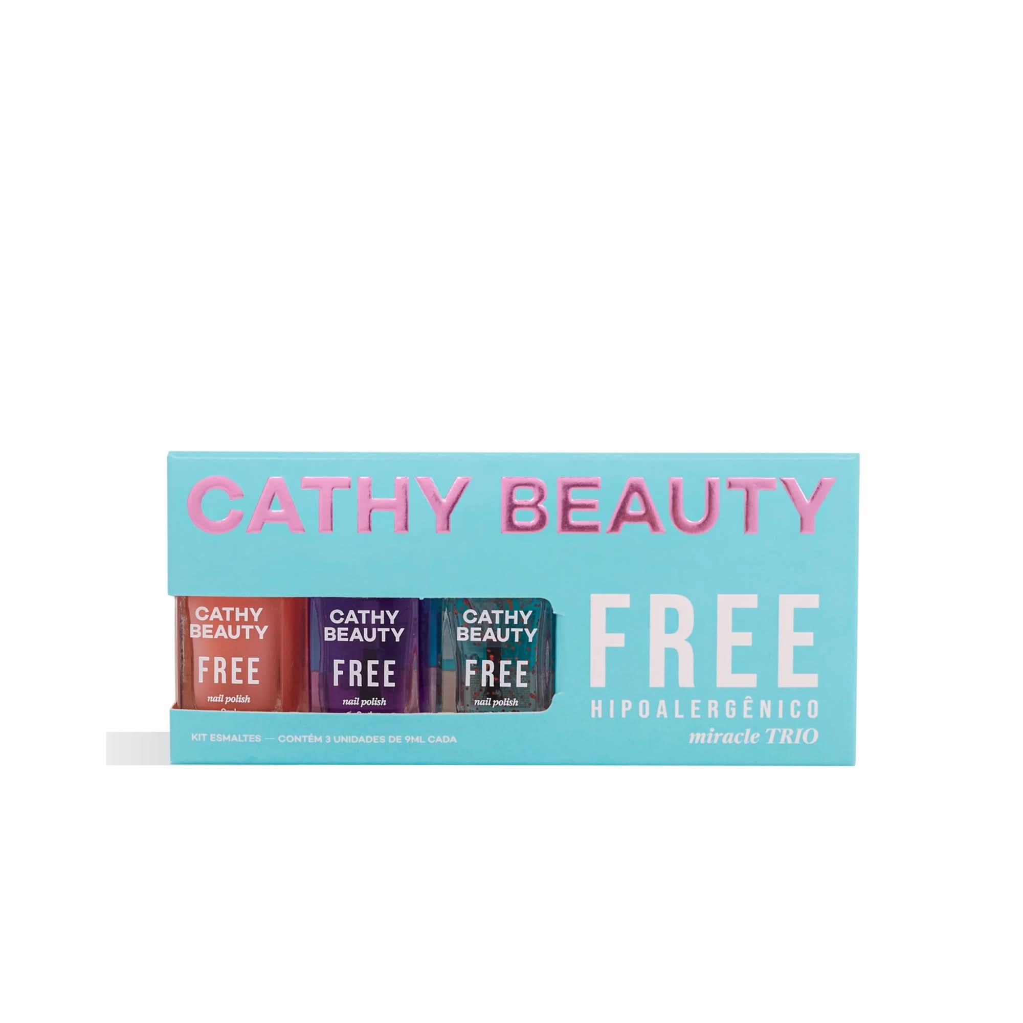 Cathy Beauty Kit Esmaltes Trio