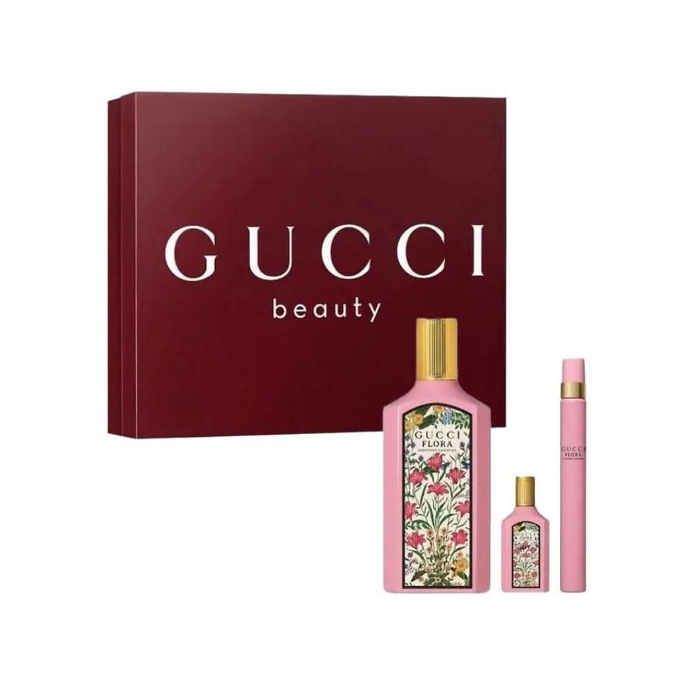 Gucci Kit Flora Gorgeous Gardenia + Travel Size + Miniatura Feminino