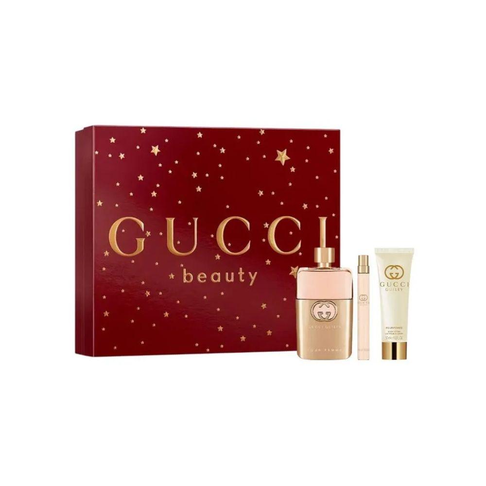 Gucci Guilty Kit Pour Femme Eau de Parfum + Travel + Body Lotion