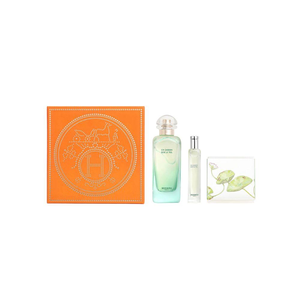 Hermès Kit Un Jardin Sur Le Nil Eau de Toilette Unissex + Travel Size + Sabonete