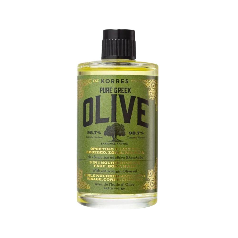 Korres Pure Greek Olive Óleo Nutritivo 3 em 1