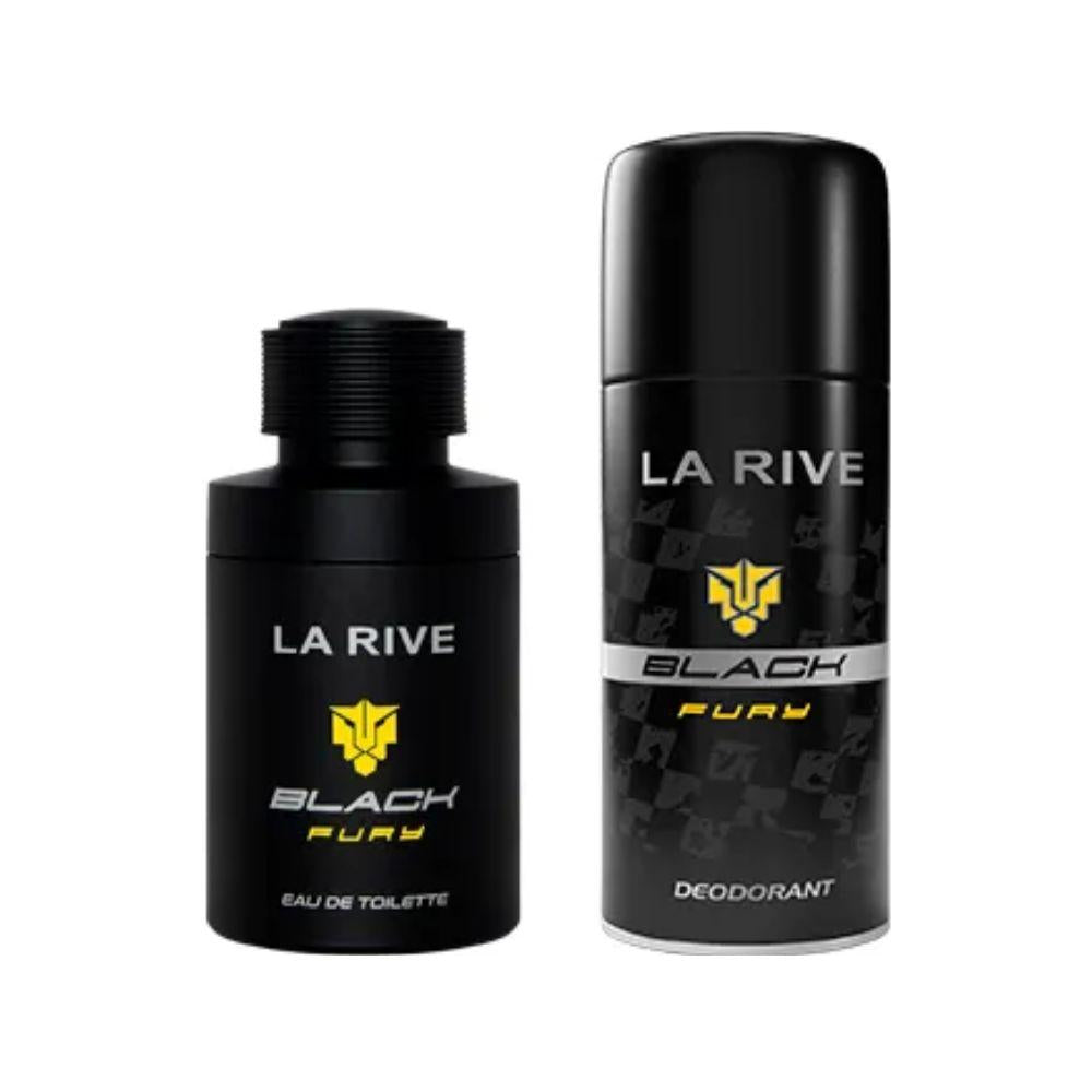 La Rive Kit Black Fury Eau de Toilette Masculino + Desodorante