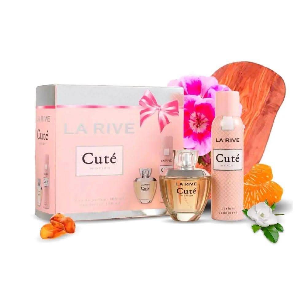 La Rive Kit Cuté Eau de Toilette + Desodorante Feminino