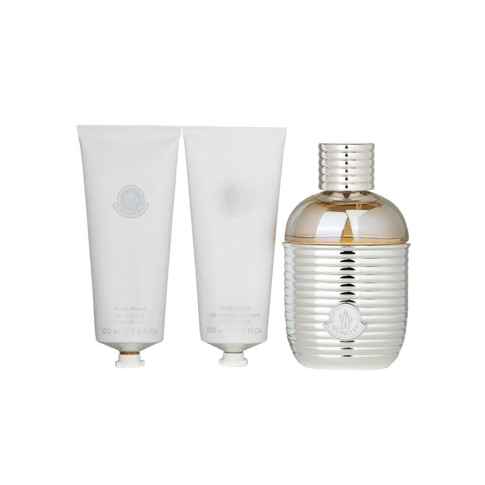Moncler Kit Pour Femme Eau de Parfum Feminino + Shower Gel + Body Lotion