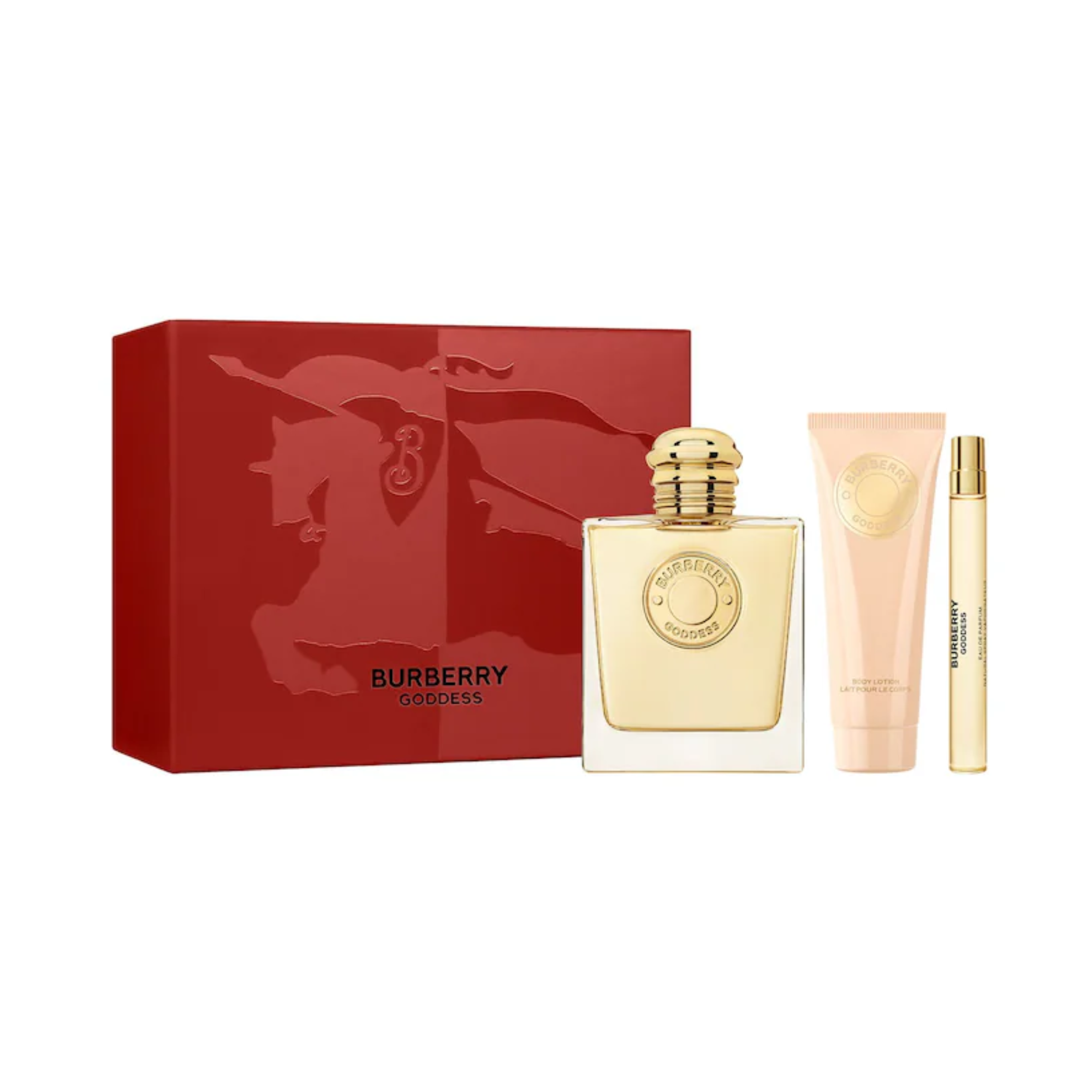 Coffret Burberry Goddess Kit Eau de Parfum + Body Lotion 75ml + Travel 10ml