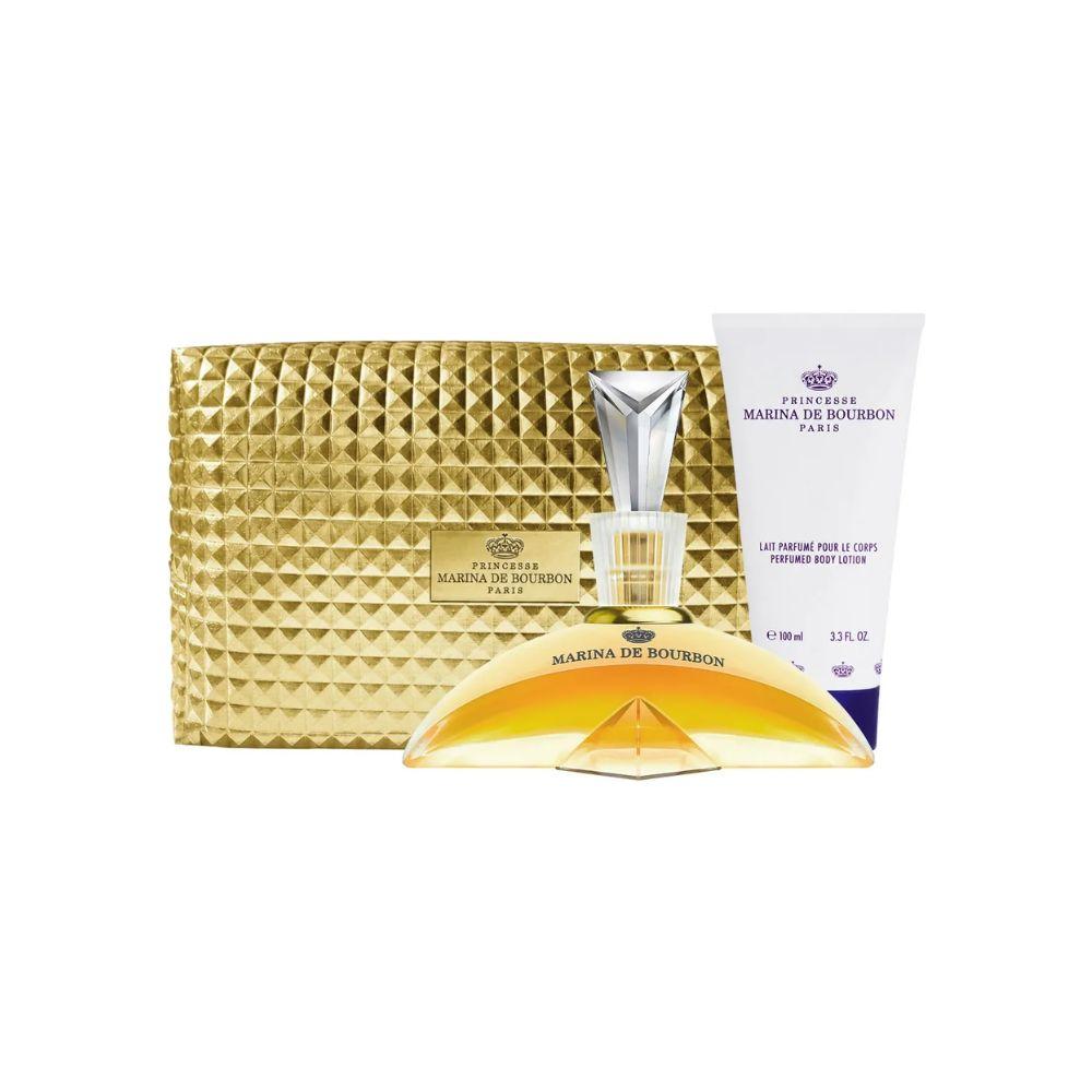 Marina de Bourbon Kit Classique Eau de Parfum Feminino + Body Lotion + Necessaire