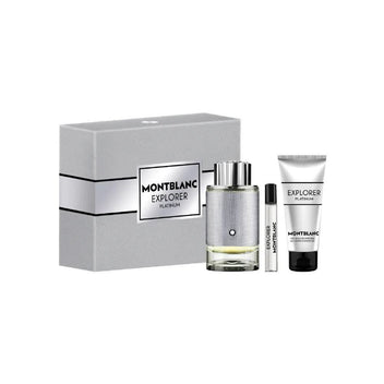 Montblanc Kit Explorer Platinum Masculino + Travel + Shower Gel Imagem secundária do produto