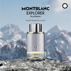Montblanc Kit Explorer Platinum Masculino + Travel + Shower Gel