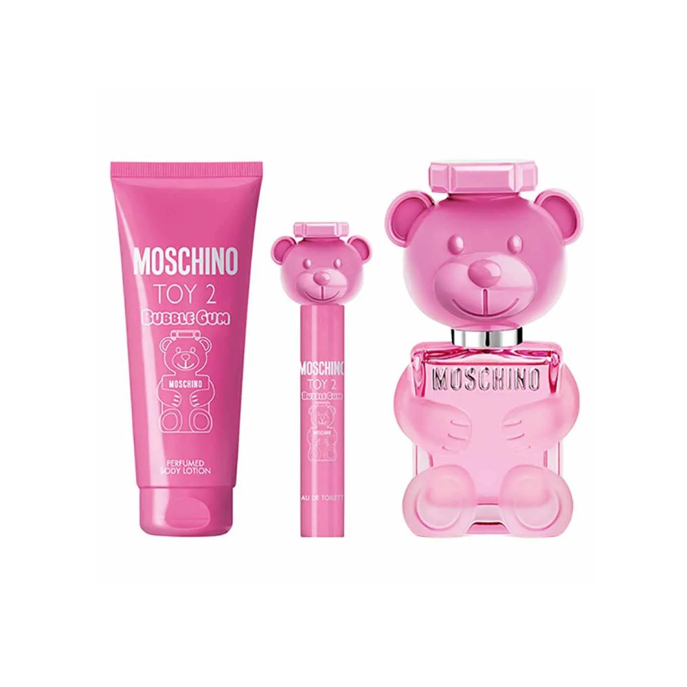 Moschino Kit Toy 2 Bubble Gum Eau de Toilette Feminino + Body Lotion + Travel Size