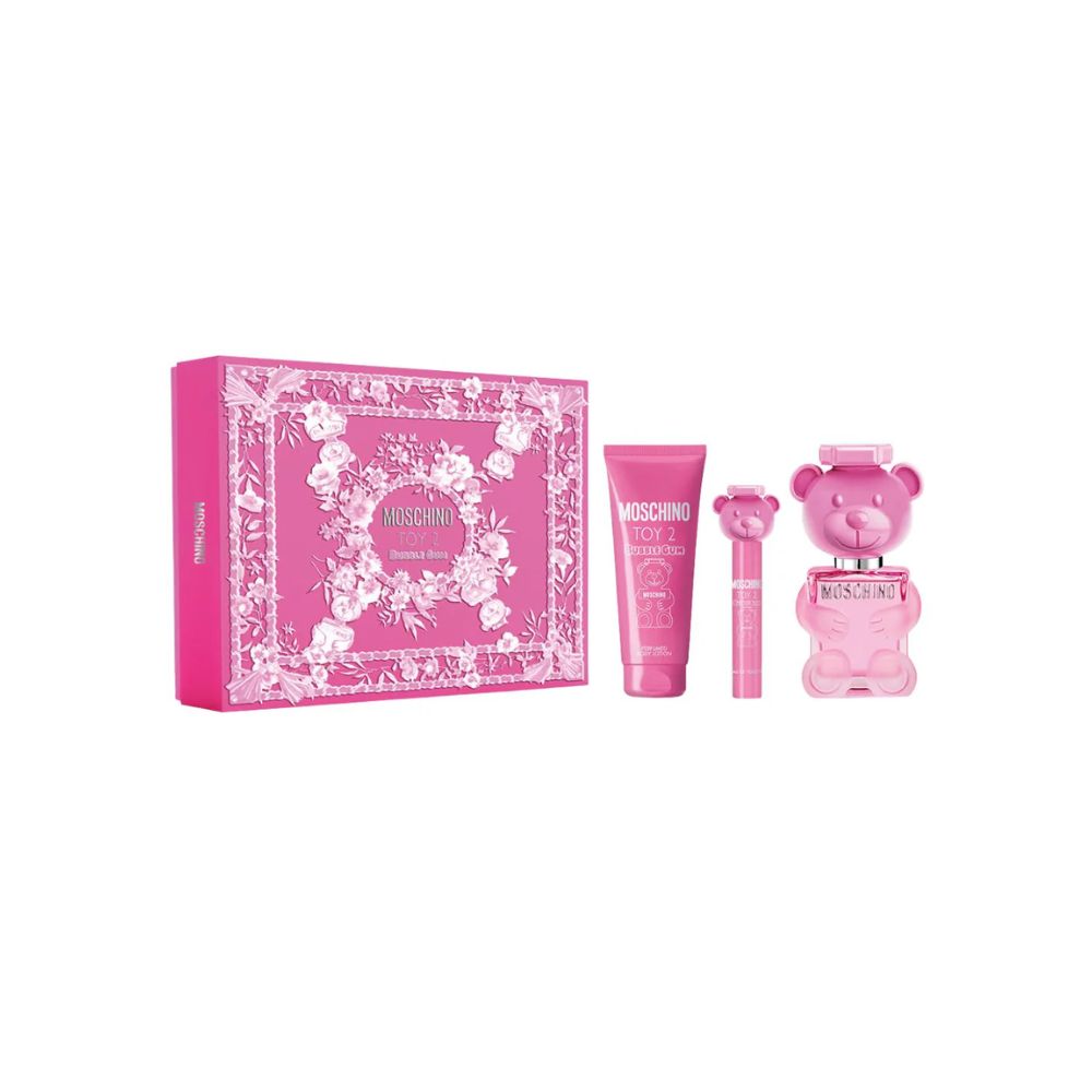 Moschino Kit Toy 2 Bubble Gum Eau de Toilette Feminino + Body Lotion + Travel Size