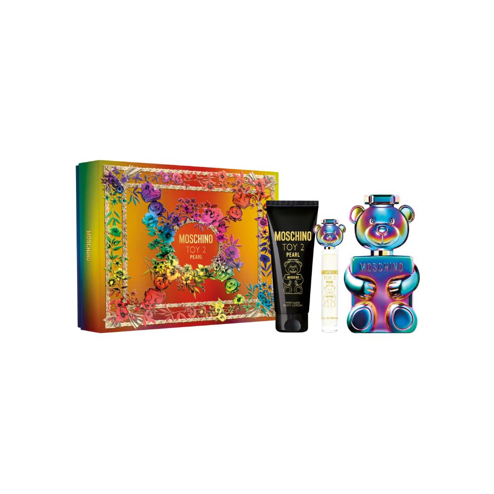 Moschino Kit Toy 2 Pearl Eau de Parfum Unissex + Body Lotion + Travel Size