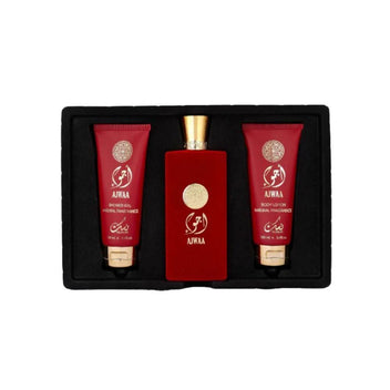 Nusuk Kit Ajwaa Red Eau de Parfum Unissex + Shower Gel + Body Lotion Imagem secundária do produto