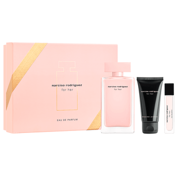Narciso Rodriguez Kit For her+Body Lotion+Travel Eau De Parfum Imagem principal do produto