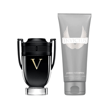 Paco Rabanne Kit Invictus Victory Eau De Parfum+Shampoing Corps Et Cheveux Masculino Imagem principal do produto