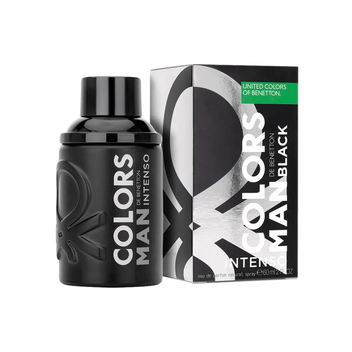 Benetton Colors Black Intenso Eau de Parfum Masculino Imagem secundária do produto