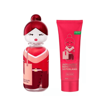 Benetton Kit Sisterland Red Eau de Toilette Feminino + Body Lotion Imagem principal do produto