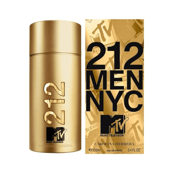 Carolina Herrera 212 NYC Men Edição Limitada MTV Eau de Toilette Masculino Imagem secundária do produto