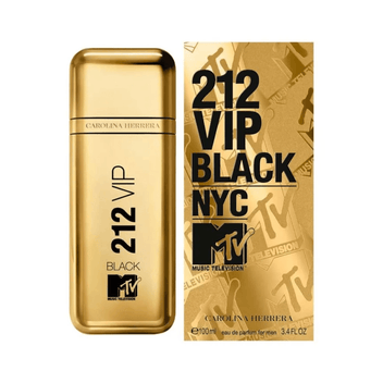 Carolina Herrera 212 VIP Black Eau De Parfum Edição Limitada MTV Masculino Imagem secundária do produto