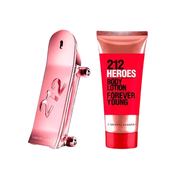 Carolina Herrera Kit 212 Heroes Eau de Parfum Feminino + Body Lotion Imagem principal do produto