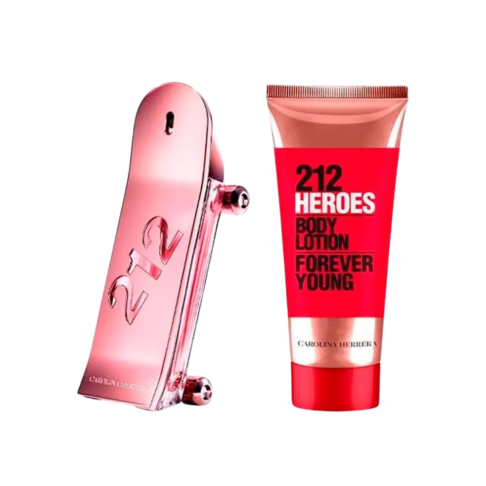 Carolina Herrera Kit 212 Heroes Eau De Parfum + Body Lotion Feminino