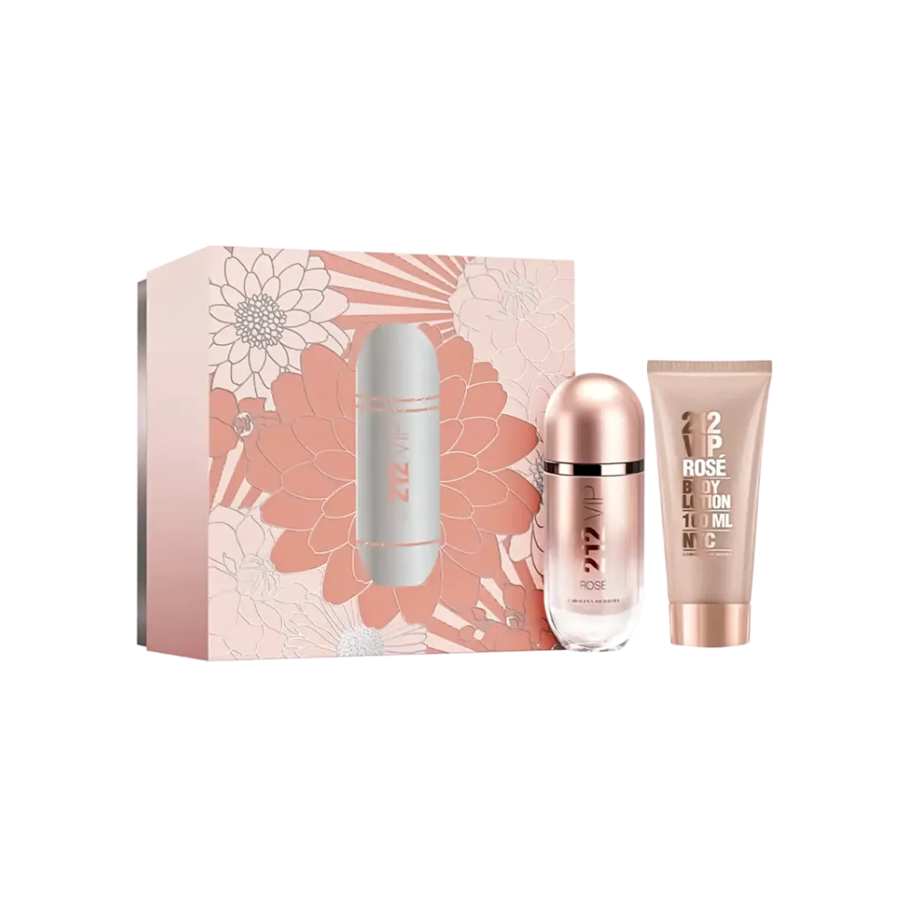 Carolina Herrera Kit 212 VIP Rosé Eau De Parfum + Body Lotion Feminino