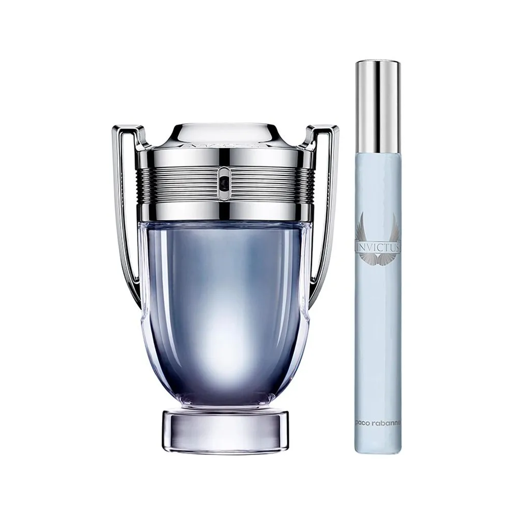 Paco Rabanne Kit Invictus Eau De Toilette + Travel Size Masculino