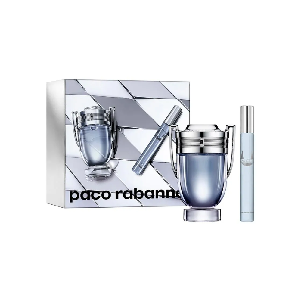 Paco Rabanne Kit Invictus Eau De Toilette + Travel Size Masculino