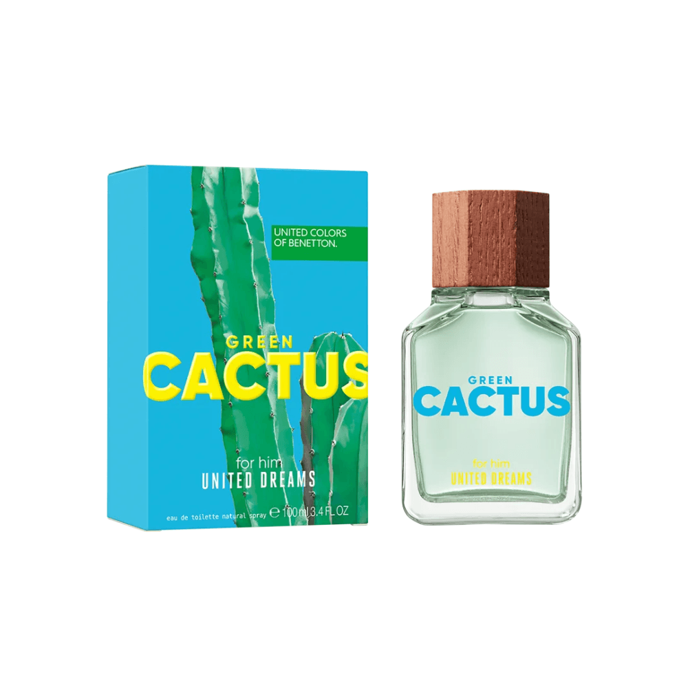 Benetton Colors Green Cactus Eau de Toilette Masculino