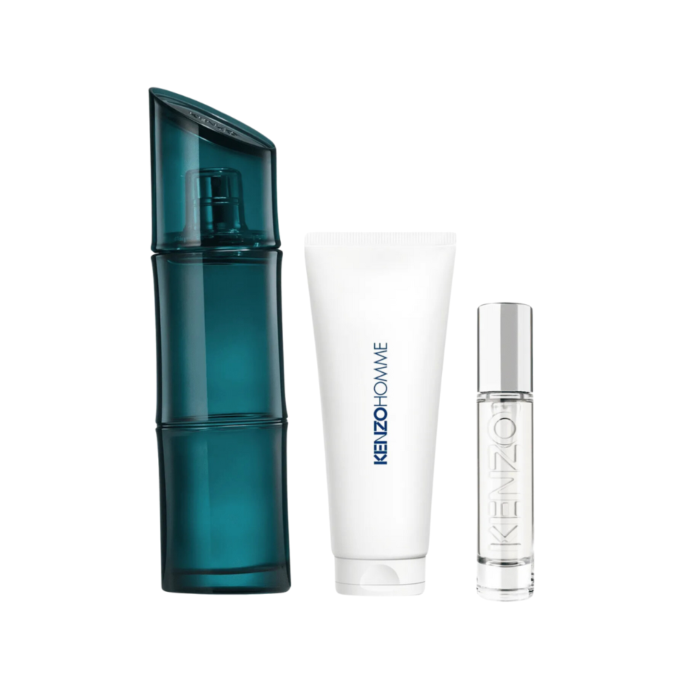 Kenzo Kit Homme Eau De Toilette 110ml + Travel Size 10ml + Shower Gel 75ml Masculino