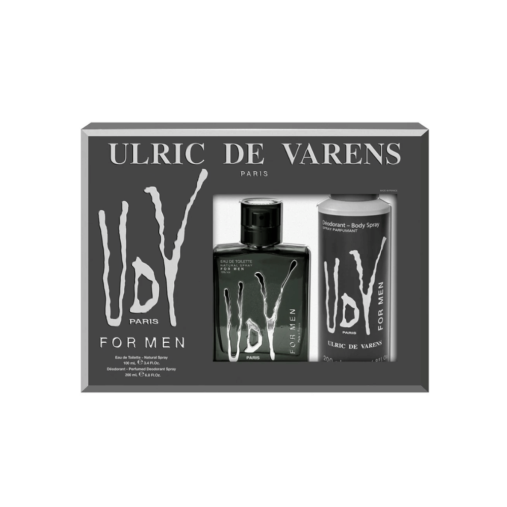 Ulric De Varens Kit Udv For Men Eau De Toilette 100ml + Deodorant 200ml Masculino