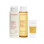 Clarins Kit Limpeza de Pele Cleansing Essentials - Pele Normal à Seca