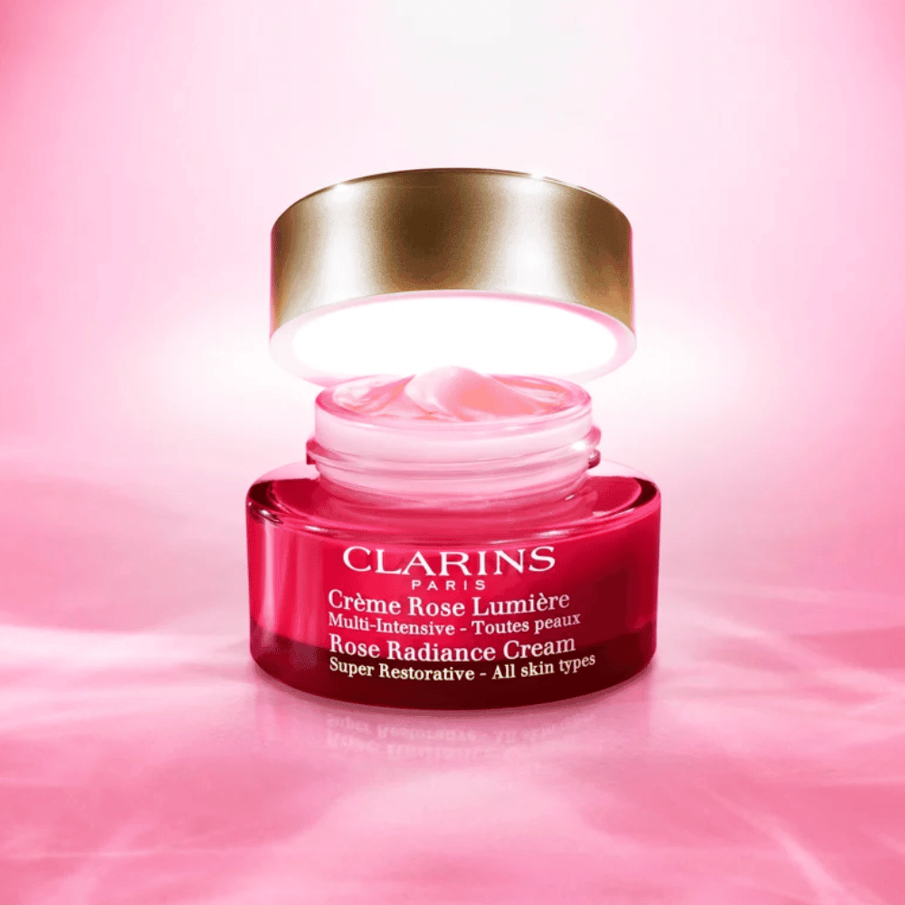 Clarins Creme Multifuncional Iluminador Super Restorative Rose Radiance