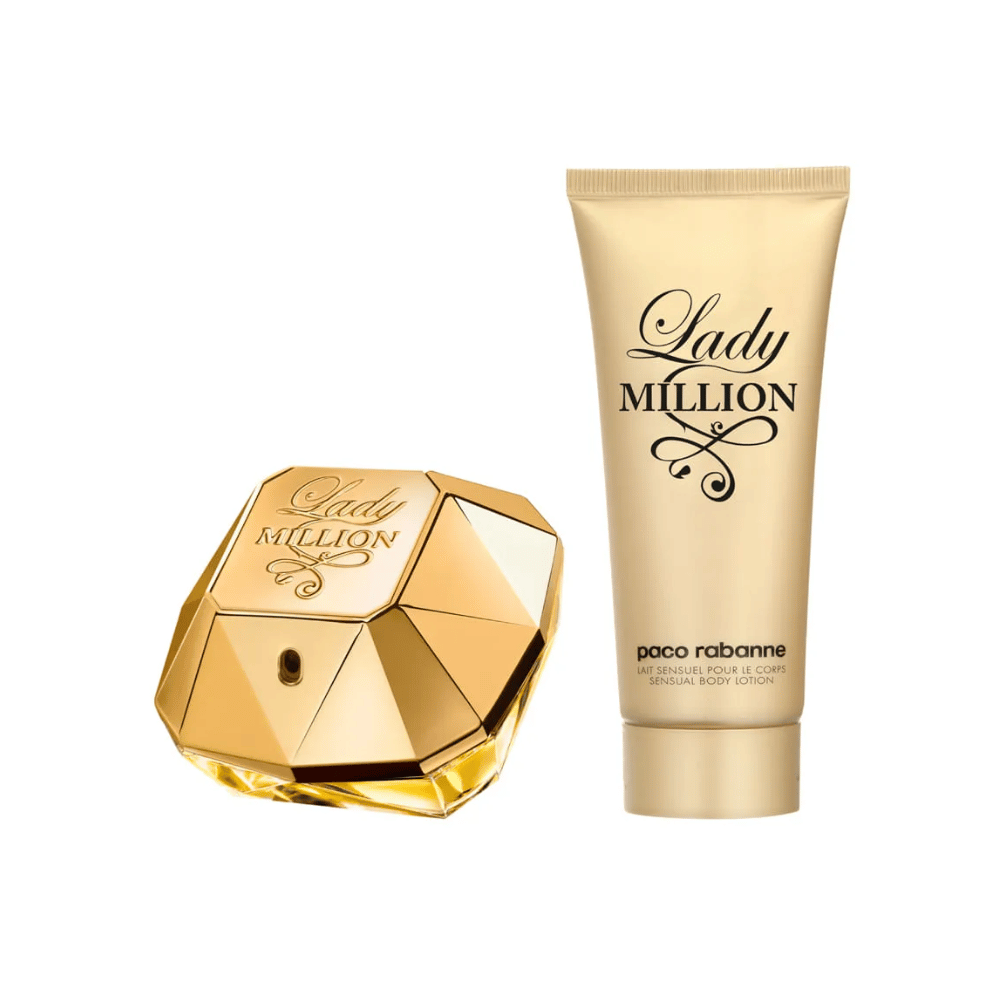 Paco Rabanne Kit Lady Million Eau de Parfum 80ml + Body Lotion 100ml Feminino