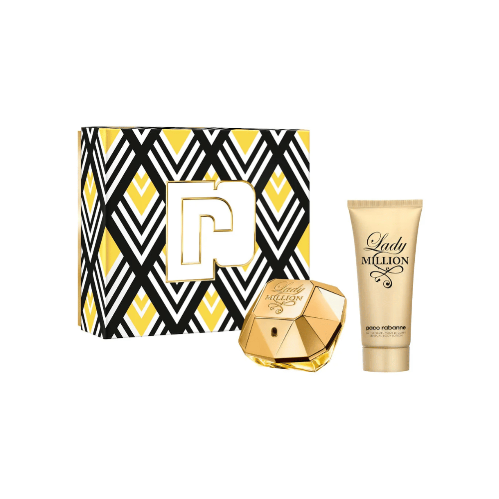 Paco Rabanne Kit Lady Million Eau de Parfum 80ml + Body Lotion 100ml Feminino