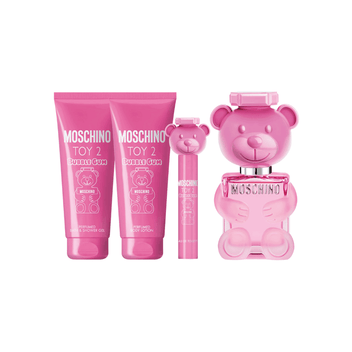 Moschino Kit Toy 2 Bubble Gum + Shower Gel + Body Lotion + Travel Size Feminino Imagem principal do produto