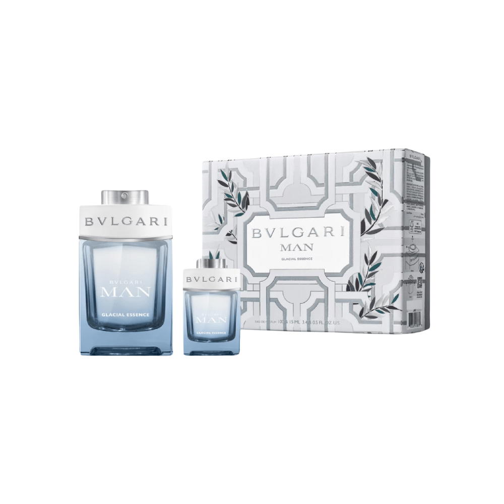 Bvlgari Kit Glacial Essence Eau de Parfum 100ml + Travel Size 15ml Masculino