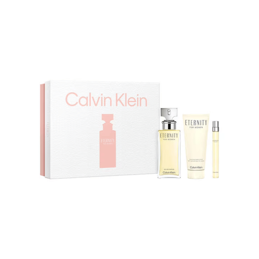 Calvin Klein Kit Eternity Eau de Parfum 100ml + Body Lotion 100ml + Travel Size 10ml Feminino