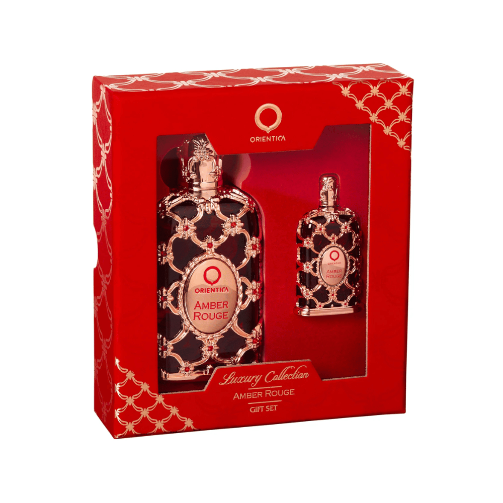 Orientica Kit Amber Rouge Eau de Parfum Unissex + Miniatura
