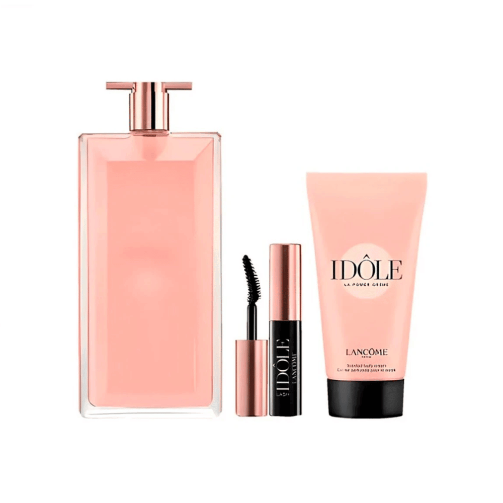 Lancôme Kit Idôle Eau de Parfum Feminino + Body Lotion + Mini Máscara de Cílios