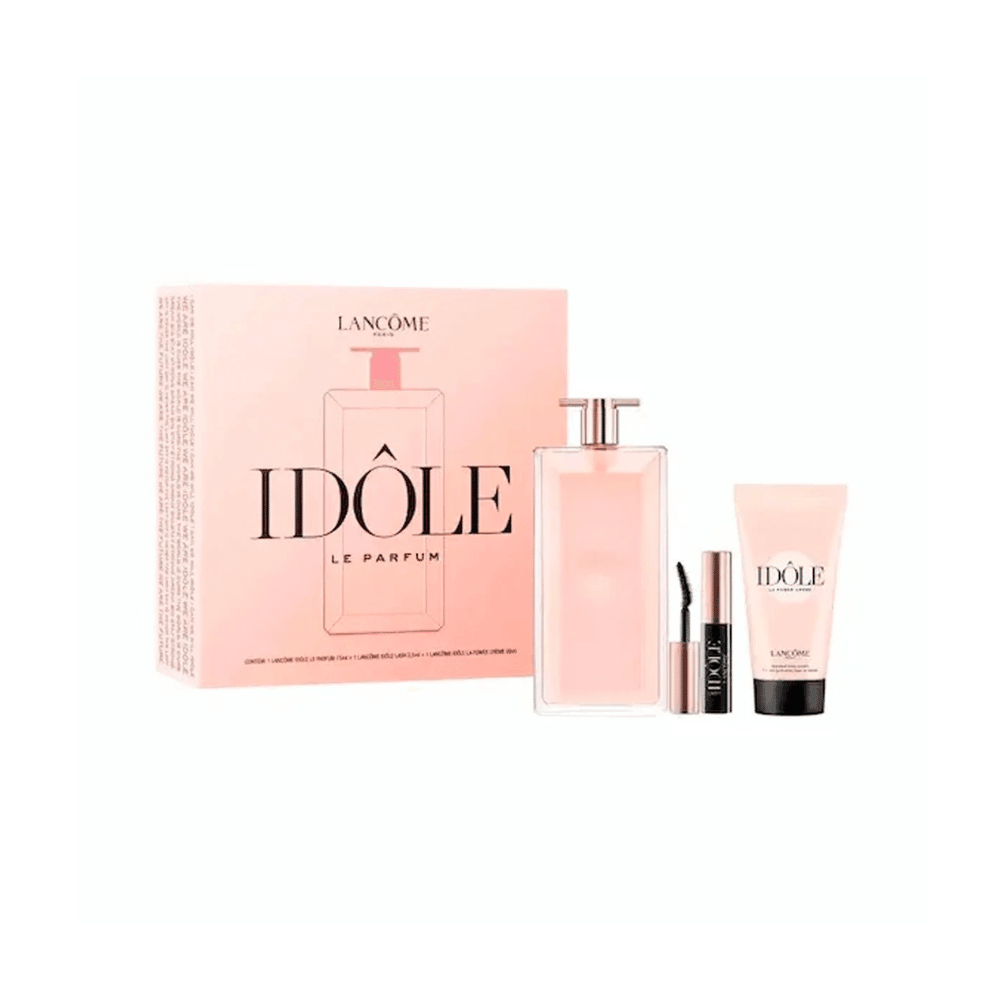 Lancôme Kit Idôle Eau de Parfum Feminino + Body Lotion + Mini Máscara de Cílios