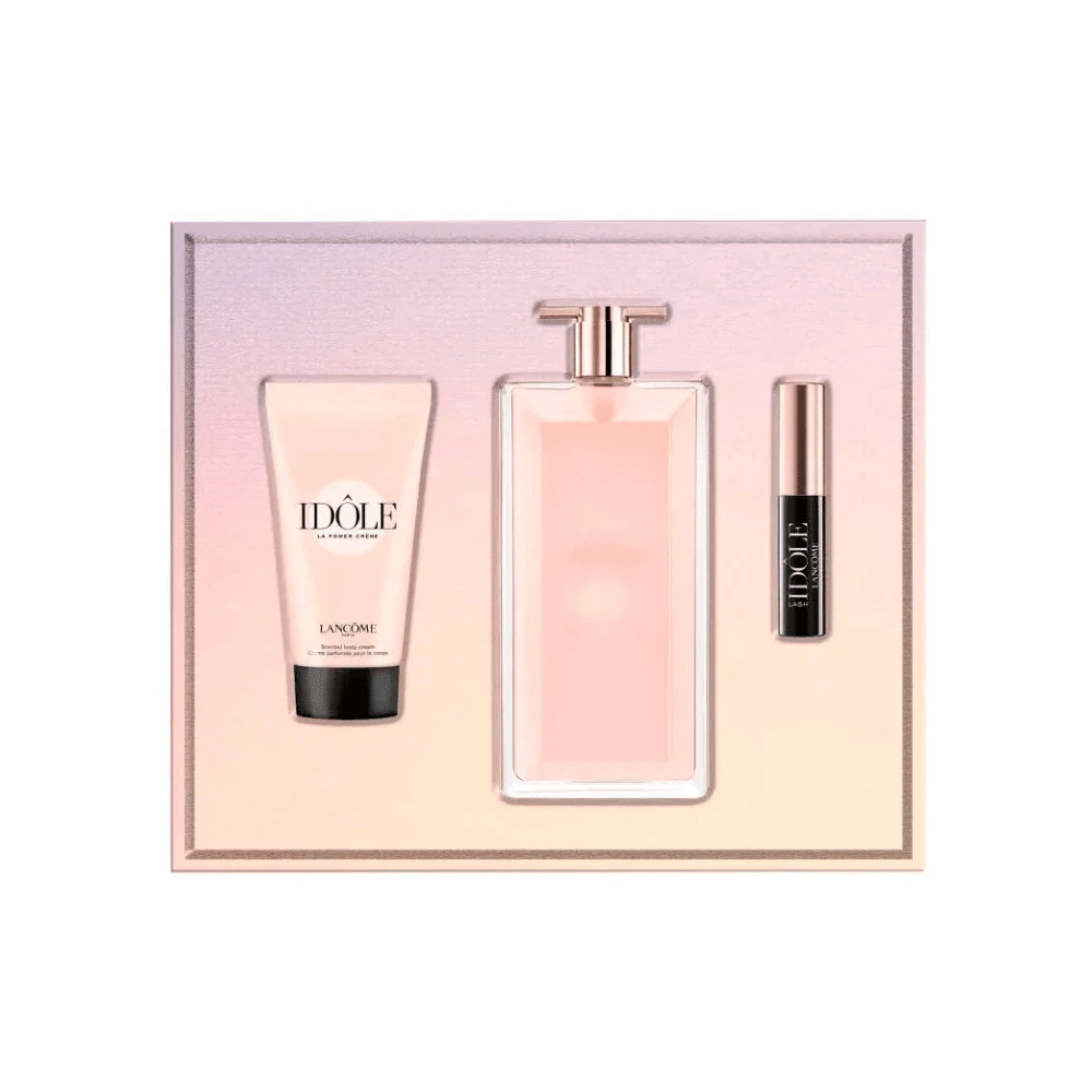 Lancôme Kit Idôle Eau de Parfum Feminino + Body Lotion + Mini Máscara de Cílios