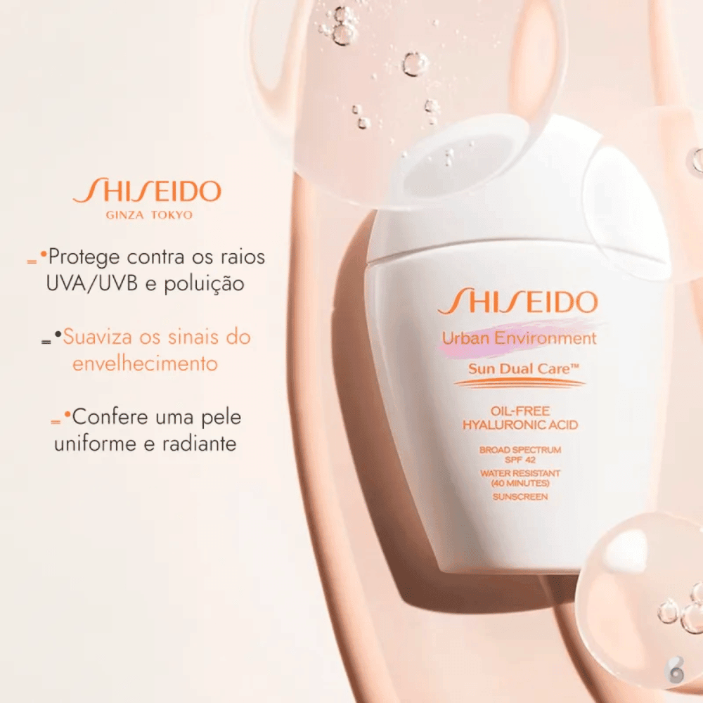 Shiseido Protetor Solar Facial Urban Environment Age Defense Oil-Free SPF30