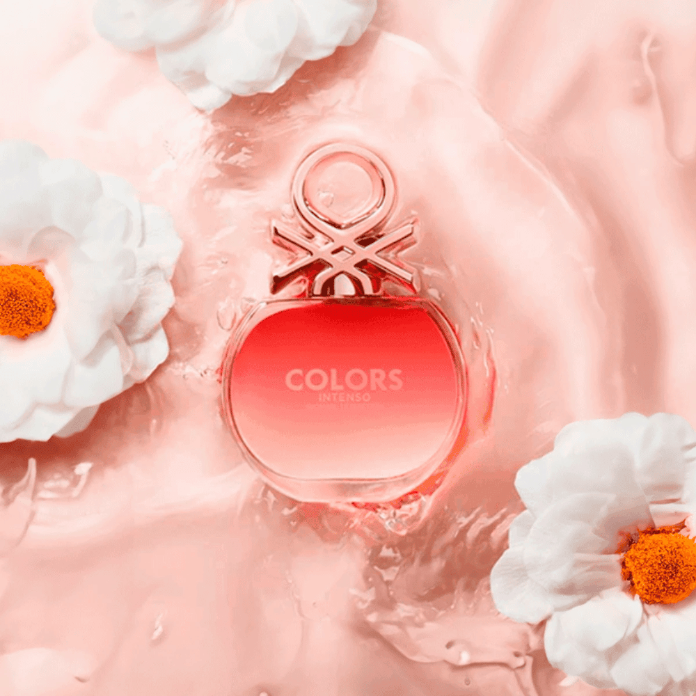 Benetton Kit Colors Rose Intense Eau de Parfum Feminino + Travel