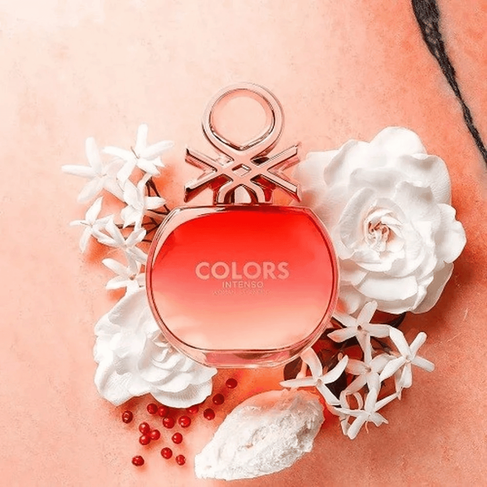 Benetton Kit Colors Rose Intense Eau de Parfum Feminino + Travel