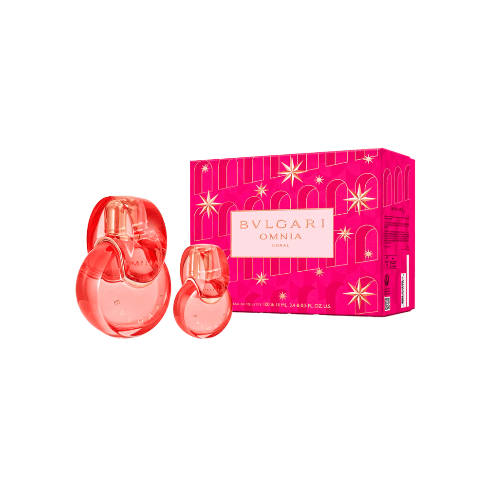 Bvlgari Kit Omnia Coral Eau de Toilette 100ml + Miniatura 15ml Feminino