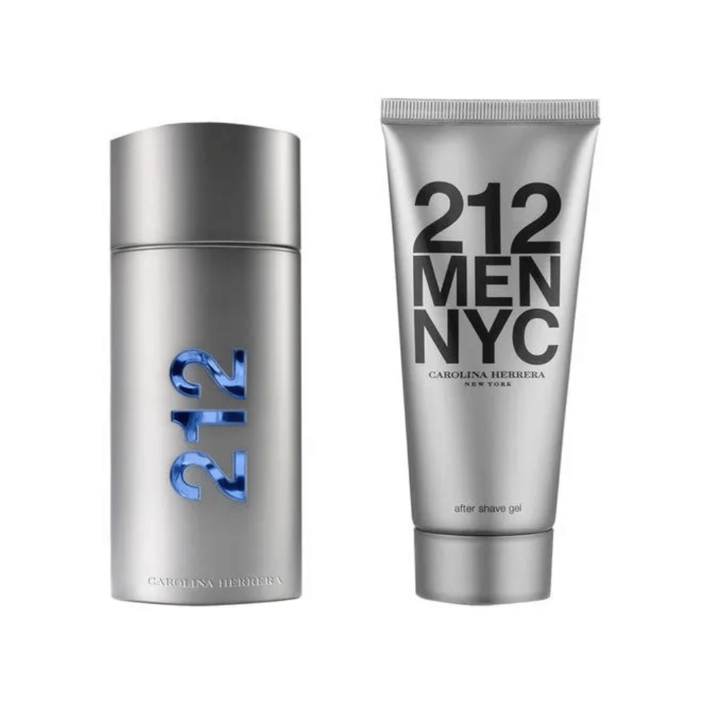 Carolina Herrera Kit 212 For Men Eau de Toilette 100ml + Loção Pós Barba 100ml Masculino