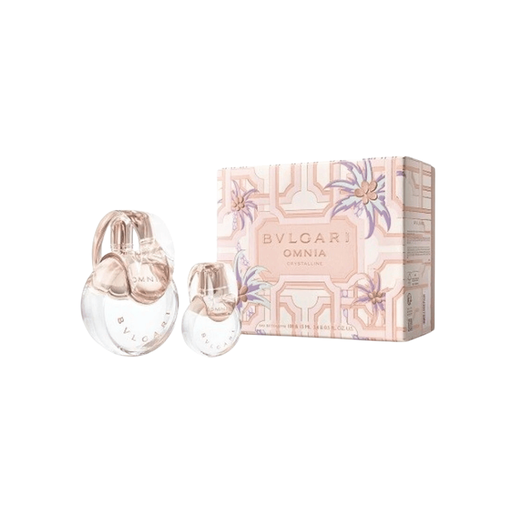 Bvlgari Kit Omnia Crystalline Eau de Parfum Feminino + Travel Size Bvlgari Kit Omnia Crystalline Eau de Parfum Feminino + Travel Size
