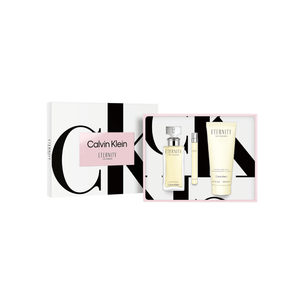 Calvin Klein Kit Eternity For Women Eau de Parfum Feminino + Travel + Body Lotion