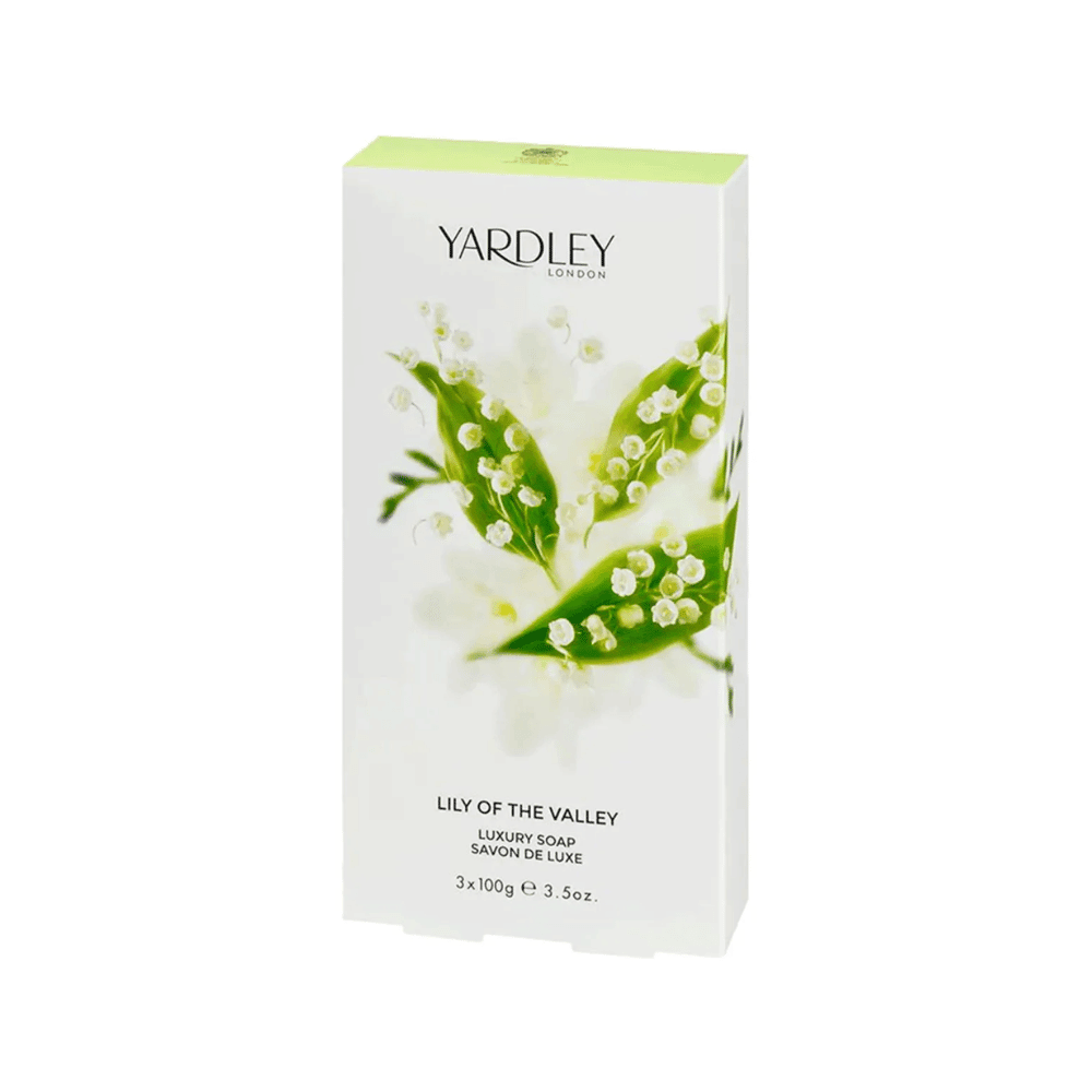 Yardley Sabonete de Luxo Lily of The Valley Caixa com 3 unidades